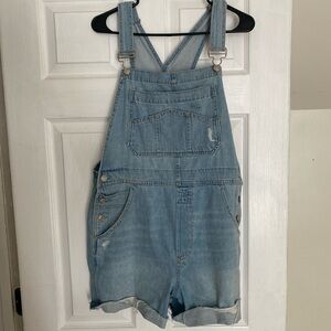 GAP Light Blue Denim Romper